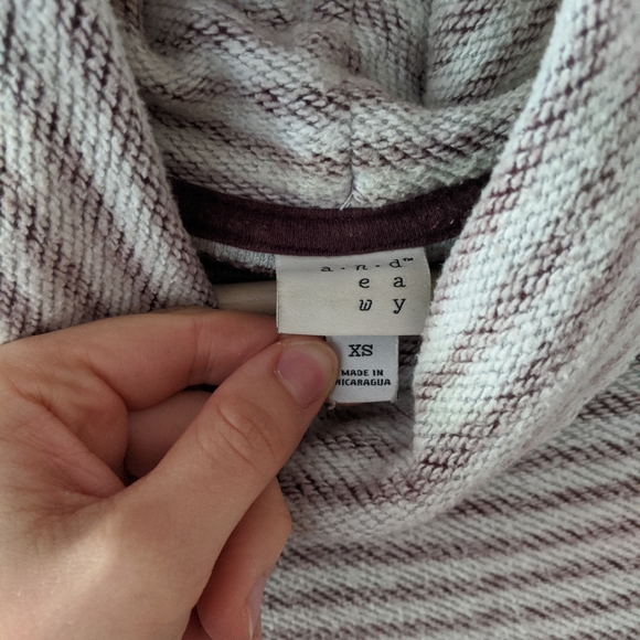 A New Day striped turtle neck sweater - Picture 2 of 3